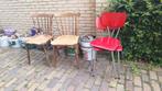 Gratis Stoelen, Huis en Inrichting, Stoelen, Ophalen, Gebruikt, Bruin, Vintage