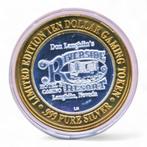 Las Vegas 10 Dollar Gaming Token Zilver Riverside Resort, Postzegels en Munten, Ophalen of Verzenden, Zilver, Buitenland