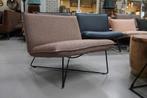 Mooie fauteuil EARL Jess Design metaal stof aardse teint