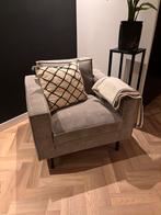 Arwin Fauteuil - Vergrijsd Groen - Woood, Ophalen, Nieuw, Stof, 75 tot 100 cm