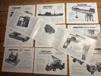30 Meccano leaflets behorend bij doos 10, Ophalen of Verzenden, Zo goed als nieuw, 1:32 tot 1:50