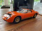 Lamborghini Miura p400s 1/18 Kyosho, Ophalen of Verzenden, Zo goed als nieuw, Auto, Kyosho