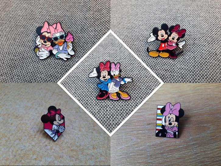 5 leuke pins met Minnie Mouse te koop, Verzamelen, Speldjes, Pins en Buttons, Nieuw, Speldje of Pin, Overige onderwerpen, Ophalen of Verzenden
