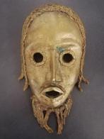 Oud Bronzen Afrikaans masker., Antiek en Kunst, Ophalen of Verzenden