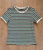Weekday S groen zwart wit gestreepte top tshirt egf, Kleding | Dames, Tops, Weekday, Ophalen of Verzenden, Zo goed als nieuw, Korte mouw
