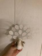 Mooie pauw met klip., Ophalen of Verzenden, Zo goed als nieuw