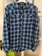 G-Star blouse mt L, Kleding | Heren, Overhemden, Blauw, G-STAR, Ophalen of Verzenden, Zo goed als nieuw