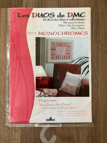 DMC borduurpatroon met strengen garen No. 1 Monochromes beschikbaar voor biedingen