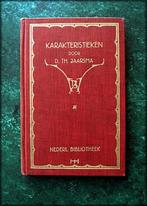 KARAKTERISTIEKEN door D Th Jaarsma Nederlandse Bibliotheek, Verzenden, Zo goed als nieuw, Nederland