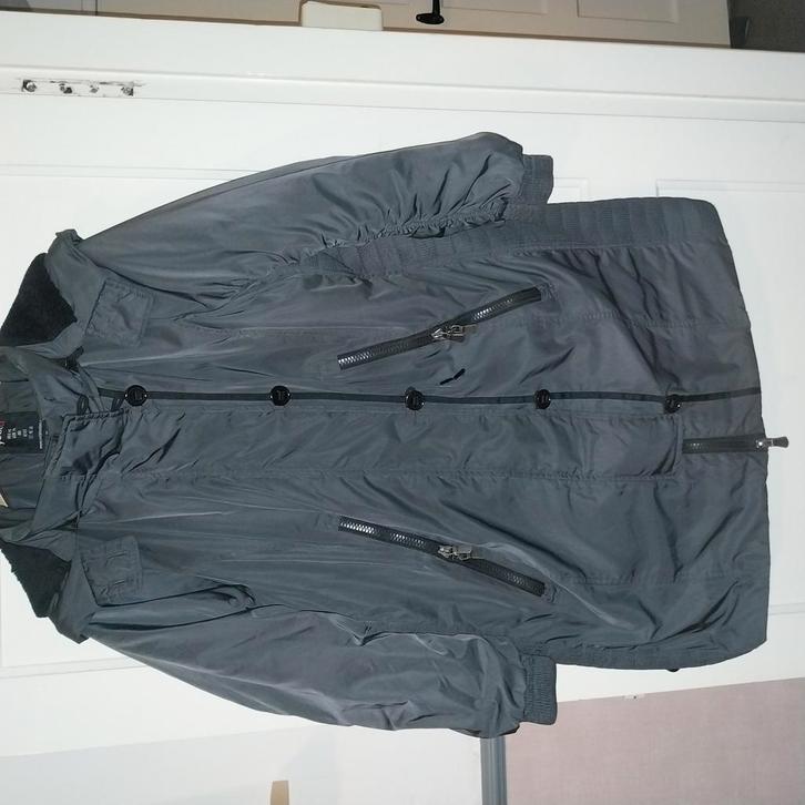 jas van Yesta, Kleding | Dames, Grote Maten, Gedragen, Jas of Mantel, Zwart, Ophalen of Verzenden