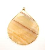 Grote agaten hanger, Ophalen of Verzenden, Zo goed als nieuw, Steen of Mineraal