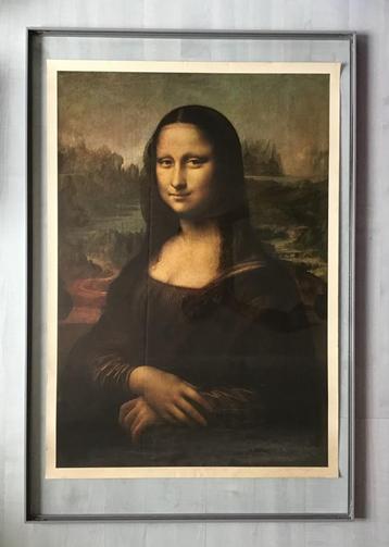 Poster Mona Lisa 80x56 cm beschikbaar voor biedingen