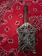 Antiek maggie stel met Zilveren Houder, Ophalen of Verzenden