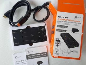 J5 Create JVA06 Dual HDMI Video Capture Card beschikbaar voor biedingen