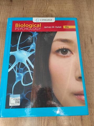Biologische Psychologie Kalat 13e editie beschikbaar voor biedingen