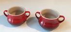 Le creuset rode soepkommen, inhoud 500ml, Ophalen, Zo goed als nieuw, Kom(men), Overige stijlen