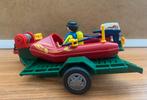 Playmobil - amulance met boot, Ophalen of Verzenden, Gebruikt