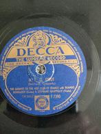 78 toeren Django Reinhardt- the man i love uit 1939, Cd's en Dvd's, Vinyl | Jazz en Blues, Gebruikt, 10 inch, Verzenden, 1940 tot 1960