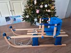 Houten slee met zitje, Kinderen en Baby's, Speelgoed | Buiten | Skelters, Ophalen, Zo goed als nieuw, Overige merken