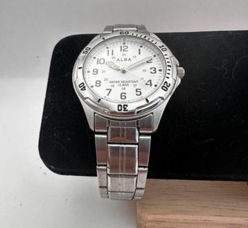 Vintage Seiko Alba V501-0FG0 analoog Quartz mens watch 10bar beschikbaar voor biedingen