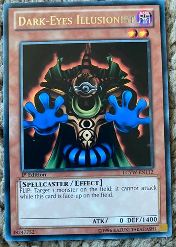 Yu-Gi-Oh! Dark-Eyes Illusionist LCYW 1st Edition ! beschikbaar voor biedingen