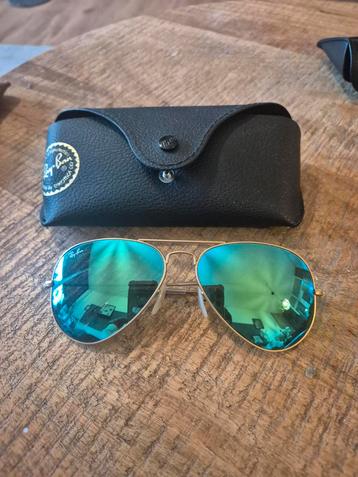 Ray-Ban Aviator Zonnebril met Groene Glazen beschikbaar voor biedingen