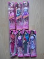 7x buigbare poppen Prettz, Ophalen of Verzenden, Gebruikt, Overige typen