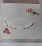 Serveerschaal (doorzichtig glas) 37 cm, nieuw, Nieuw, Ophalen of Verzenden, Effen, Glas