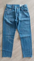 Levis Vintage Clothing 505 cropped jeans, Blauw, Ophalen of Verzenden, Zo goed als nieuw, W28 - W29 (confectie 36)