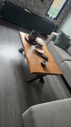 Mooie Mango Houten Salontafel, Huis en Inrichting, Tafels | Salontafels, Gebruikt, Ophalen of Verzenden, Minder dan 50 cm, Industrieel
