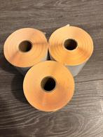 3x plak label rol, Ophalen of Verzenden, Nieuw