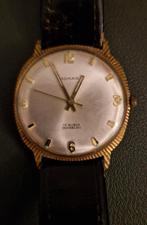 Vintage Admar herenhorloge met "incabloc 17 rubis" uurwerk, Overige merken, Overige materialen, Met bandje, Polshorloge