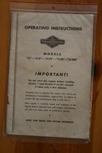 Instructieboekje Briggs&Stratton motoren models 14, Ophalen of Verzenden, Overige merken