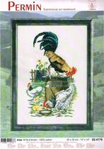 Cado aanbieding permin borduurpakket kippenfamilie, Ophalen of Verzenden, Nieuw, Handborduren, Borduurpakket