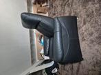 Lounge stoel uitklapbaar Leer !, Huis en Inrichting, Fauteuils, Ophalen, Gebruikt, Leer