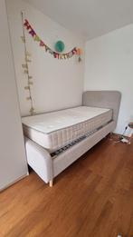 Bed (100 x 220 x 110) + Box (90 x 190 x 25), Huis en Inrichting, Slaapkamer | Bedden, Ophalen, Eenpersoons, Zo goed als nieuw