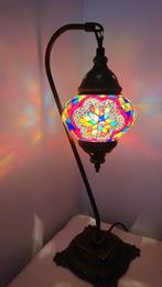 Diverse Oosterse Arabische tafellamp zwanenhals glasmozaiek, Oosters Arabisch 1001nacht Boho Ibiza Marrakech Marokkaans Turks
