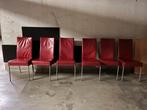 Eetkamerstoelen Calypso, Ophalen, Gebruikt, Leer, Vijf, Zes of meer stoelen