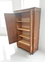 Antieke kast art deco kledingkast Amsterdamse school, Antiek en Kunst, Antiek | Meubels | Kasten, Ophalen