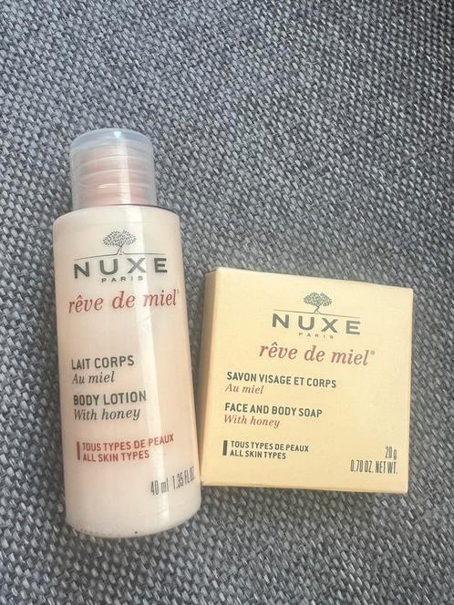 Nuxe set - reve de miel zeepje + bodylotion, Sieraden, Tassen en Uiterlijk, Uiterlijk | Gezichtsverzorging, Nieuw, Verzorging