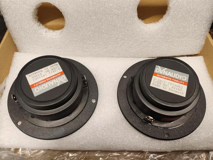 Dynaudio D-28/2 Tweeters - Paar, Audio, Tv en Foto, Luidsprekers, Gebruikt, Front, Rear of Stereo speakers, Minder dan 60 watt