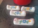 4 messenleggers handbeschilderd boch ??, Antiek en Kunst, Ophalen of Verzenden