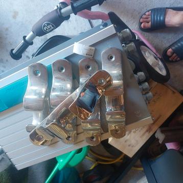 5x rvs boegklamp beschikbaar voor biedingen