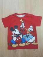 Disney t-shirt rood maat 80, Kinderen en Baby's, Babykleding | Maat 80, Shirtje of Longsleeve, Gebruikt, Ophalen of Verzenden