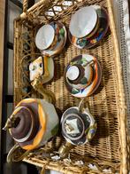 Vintage theeservies met drakenmotief, Antiek en Kunst, Ophalen of Verzenden