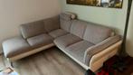 Prachtige hoekbank taupe gemêleerd, Huis en Inrichting, Ophalen, Gebruikt, Stof