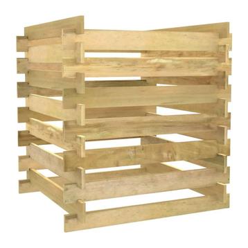 Compostbak vierkant 90x90x90cm hout compost GRATIS BEZORGD beschikbaar voor biedingen