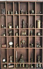 Vintage houten letterbak, Ophalen