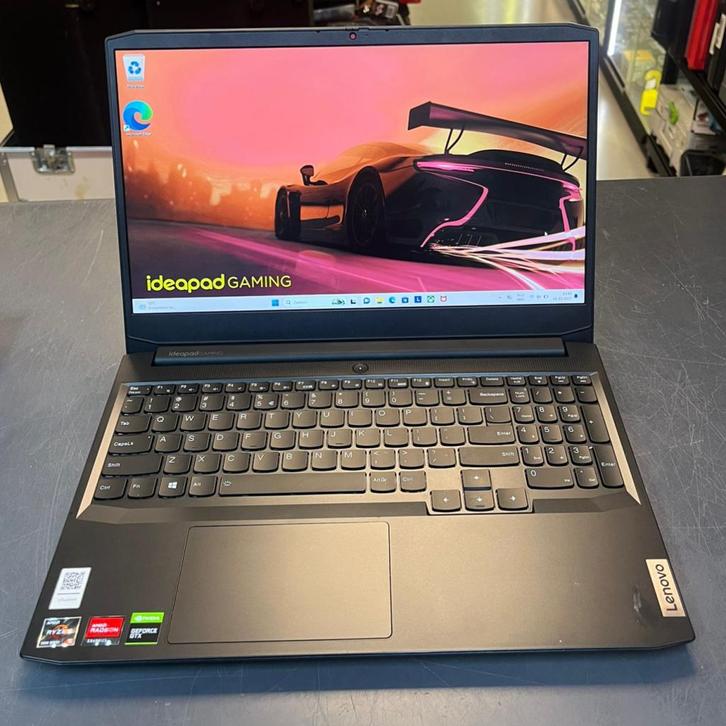 Lenovo Ideapad Gaming 3 - ryzen 5 5600h - 8/256GB - GTX1650., Computers en Software, Windows Laptops, Zo goed als nieuw