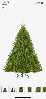 Mooie volle en brede kunstkerstboom met LED lichtjes, Ophalen, Zo goed als nieuw